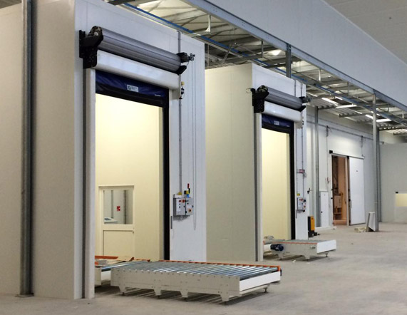 Portone a spirale ad apertura rapida Portone a spirale ad apertura rapida